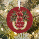 Search for horses christmas tree decorations Western