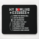 Search for bowling design mousepads Bowling gutter ball