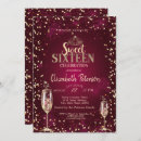 Search for champagne sweet 16 invitations Princess