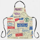 Search for stamps aprons Illustration