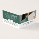Search for librarian business cards Libraries