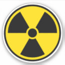 Search for yellow radiation symbol stickers Nuclear