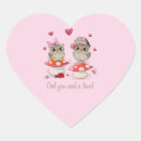 Search for owl with heart stickers Bird