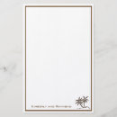 Search for palm tree stationery paper Simple