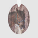 Search for horse head christmas tree decorations Brown