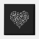 Search for music notes magnets Romance