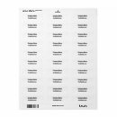 Search for website return address labels Black and white