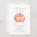 Search for little pumpkin on the way invitations Orange