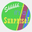 Search for surprise baby stickers Birthday