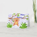 Search for whimsical monkey cards Animal