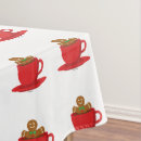 Search for gingerbread tablecloths Red