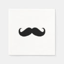 Search for mustache napkins Moustache