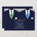 Search for suit and tie invitations Groom