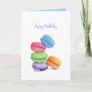 Search for macaron birthday cards French