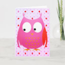 Search for owl puns seasonal cards Pink