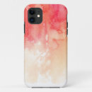 Search for coral red iphone cases Watercolor
