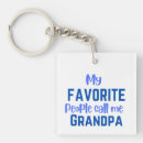 Search for grandpa to be key rings Grandparent
