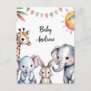 Search for watercolor rabbit postcards Baby shower