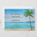 Search for tropical destination wedding invitations Seaside