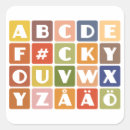 Search for funny alphabet stickers Letters