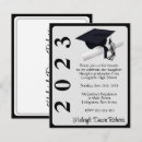 Search for silver graduation invitations Black