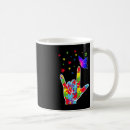 Search for autism awareness day mugs Asl