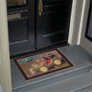 Search for vintage halloween doormats Black cat