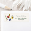 Search for veggies return address labels Organic