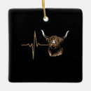 Search for scottish highland cow christmas tree decorations Cattle