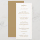 Search for gold border wedding menus Modern
