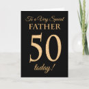 Search for 50th for man birthday cards Dad