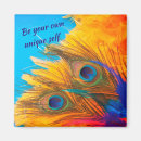 Search for peacock feathers magnets Stylish
