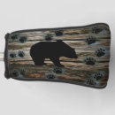 Search for bear golf head covers Rustic