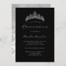 Search for black damask invitations Party
