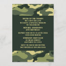Search for camouflage party invitations Green camo