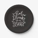 Search for halloween paper plates Typography
