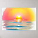 Search for minimalist landscape posters Sunrise