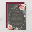 Search for burgundy and grey wedding invitations Couple