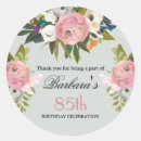 Search for 85th birthday stickers For her