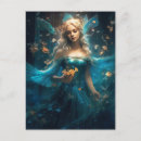 Search for fantasy blue magic postcards Mystical