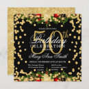 Search for holiday 50th birthday invitations Gold