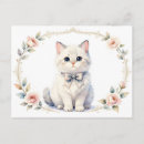Search for kitty cat postcards Watercolor