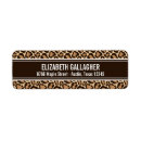 Search for brown return address labels Animal