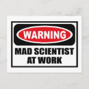 Search for mad scientist postcards Funny
