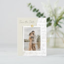 Search for love save the date postcards Elegant