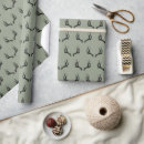 Search for deer antler wrapping paper Rustic