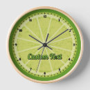 Search for lime green clocks Juicy