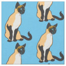 Search for siamese cat fabric Feline