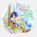 Search for cute tiger round stickers Kitten