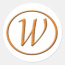 Search for w monogram stickers White
